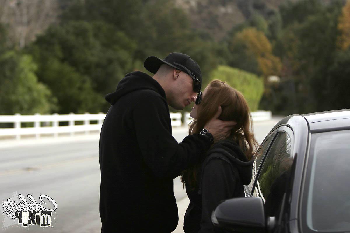 15P Sexy redhead celeb banged by her bodyguard