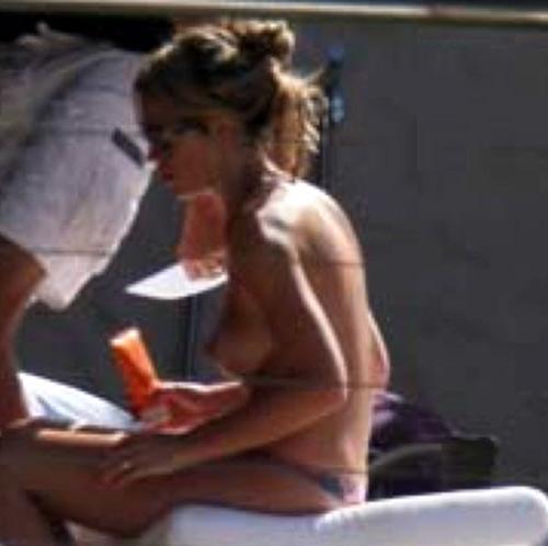 16P Abigail Clancy show her big tits and nipple slip