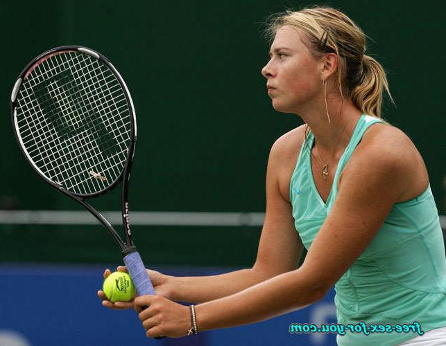 16P Maria Sharapova upskirt and almost nipple slip on court