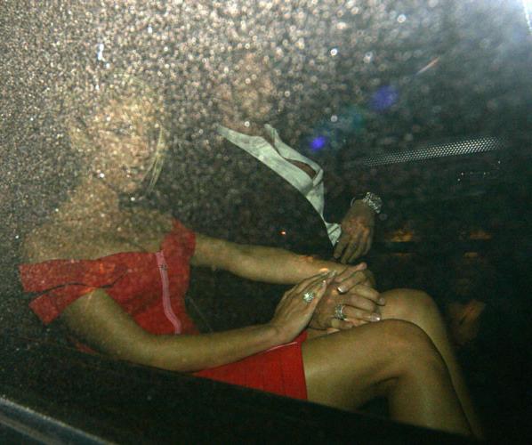 16P Victoria Beckham nipple slip and see thru top paparazzi photos