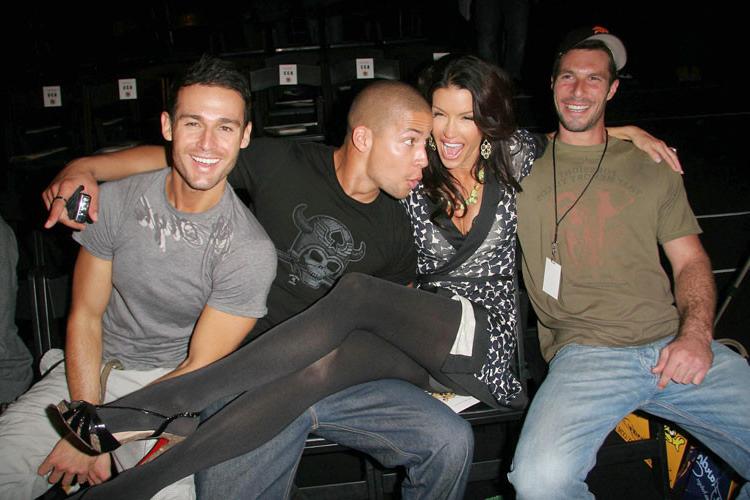 16P Janice Dickinson upskirt and nipple slip paparazzi pictures