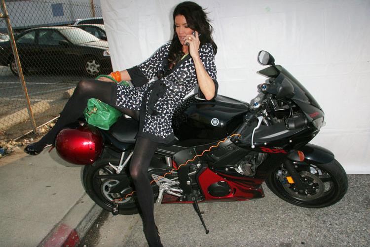 16P Janice Dickinson upskirt and nipple slip paparazzi pictures