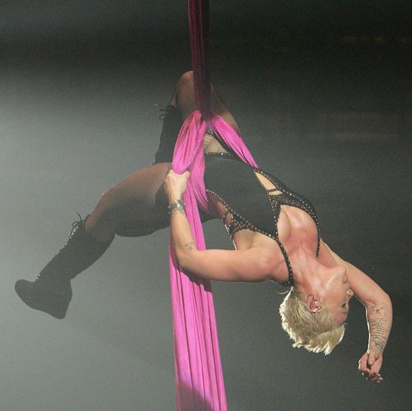 16P Singer Pink pissing in public and sexy concert pictures