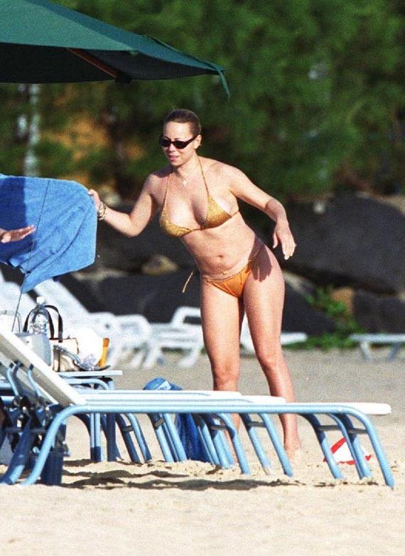 16P Mariah Carey nipple slip and upskirt paparazzi picutres