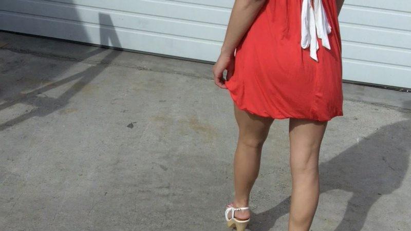 12P Amateur couple suck and fuck on a roof in public