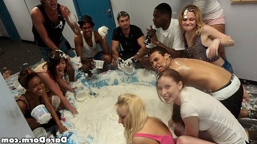 15P Naughty college girls taking shower in their dorm