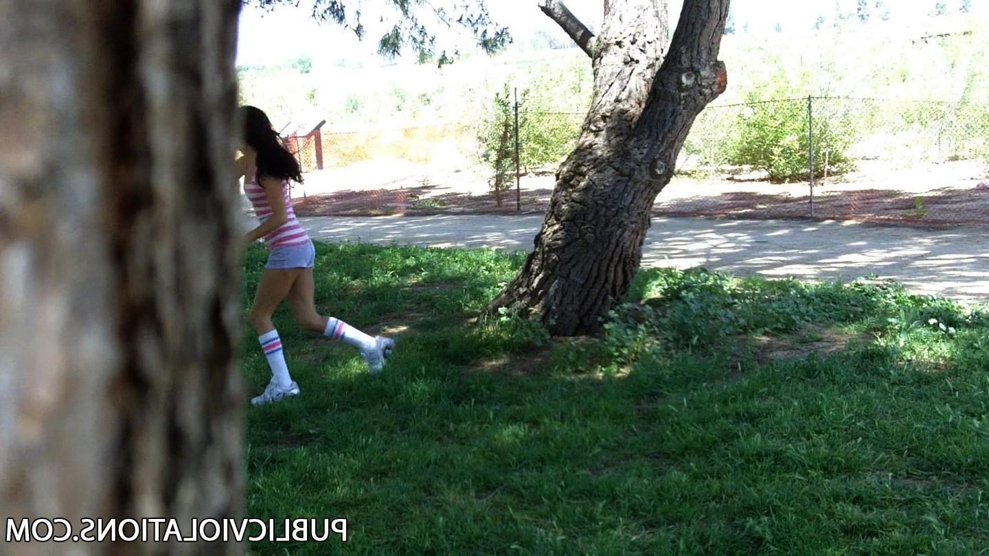 16P Violated babe in public exposed