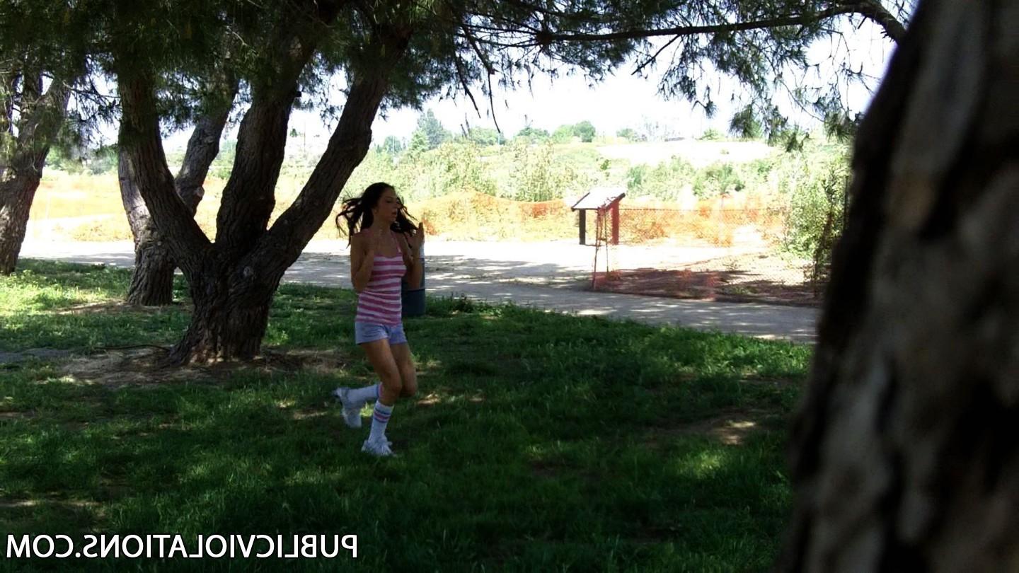 16P Violated babe in public exposed