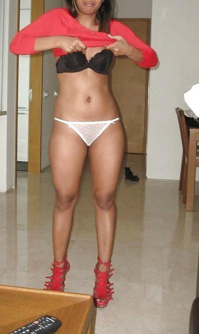 12P Sexy Black Milf in Red Dress plus Nudes
