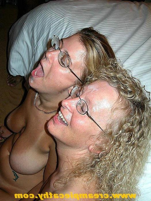 16P Blonde wives sharing friends cock juices