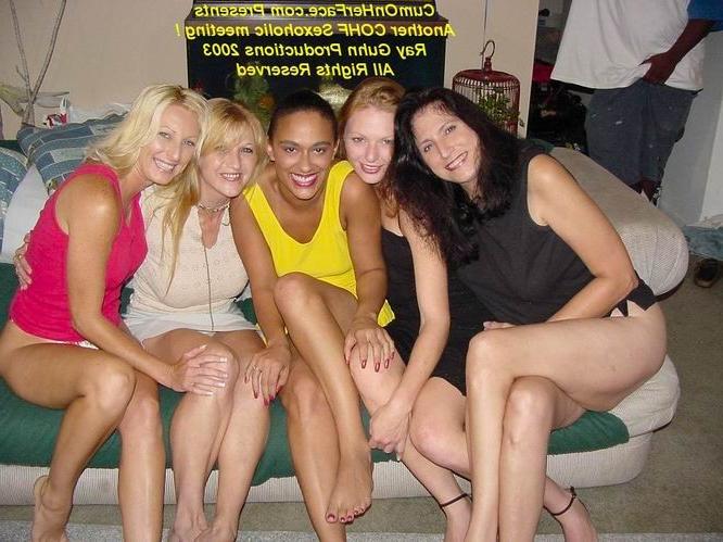 16P Redhead girl getting a group facial