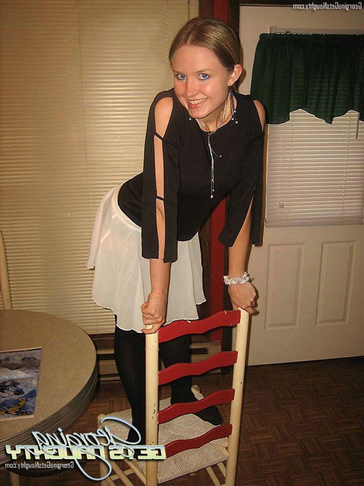 15P Georgina Naughty masturbates with dildo