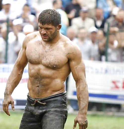 25P Turkish wrestlers 
