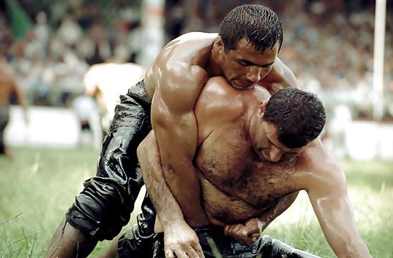 25P Turkish wrestlers 