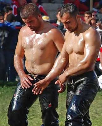 25P Turkish wrestlers 