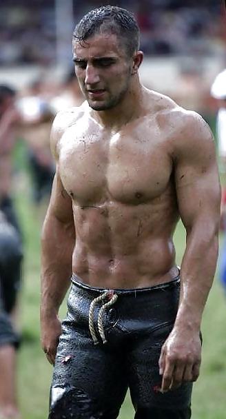 25P Turkish wrestlers 