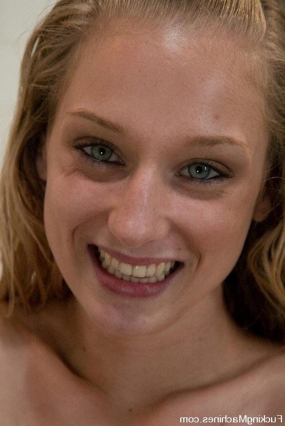 15P Amateur blonde machine fucked in her ass and pussy