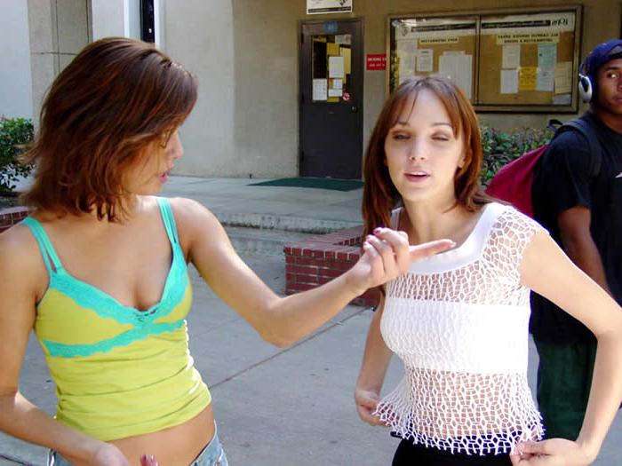 15P Horny redhead lesbian fucking by a cute teen