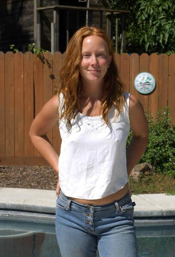 15P hairy redhead