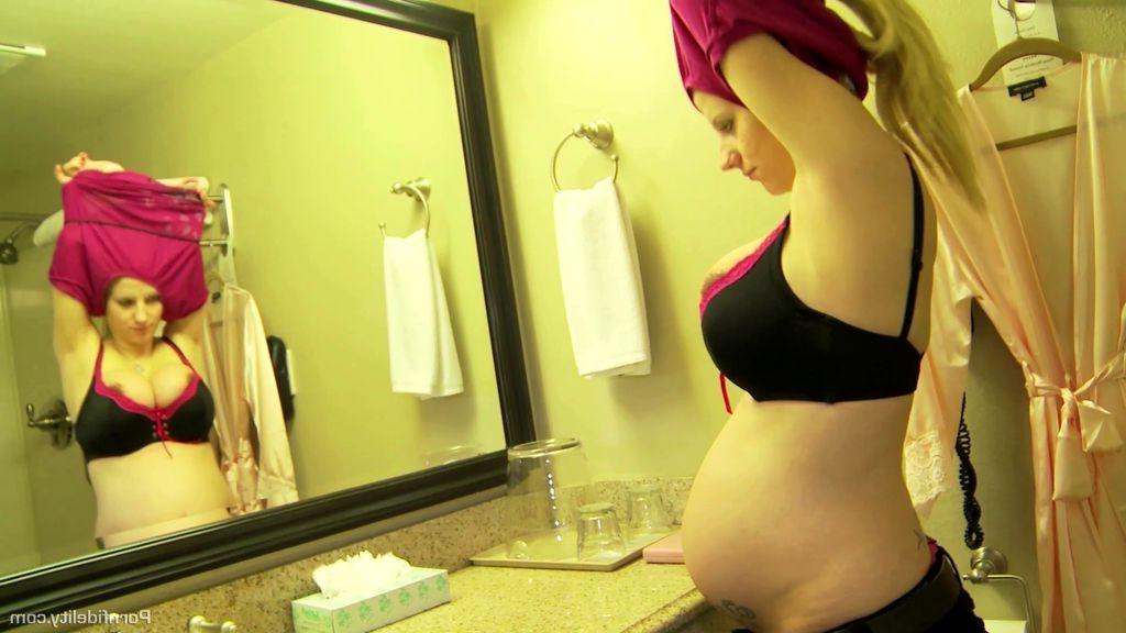 16P Haley Cummings is pregnant and hornier than ever