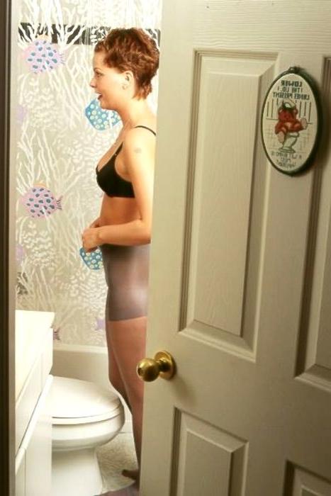 16P Voyeur fetish peeks at pantyhose teen peeing and shaving
