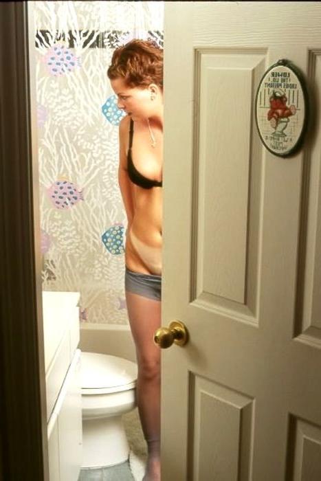 16P Voyeur fetish peeks at pantyhose teen peeing and shaving