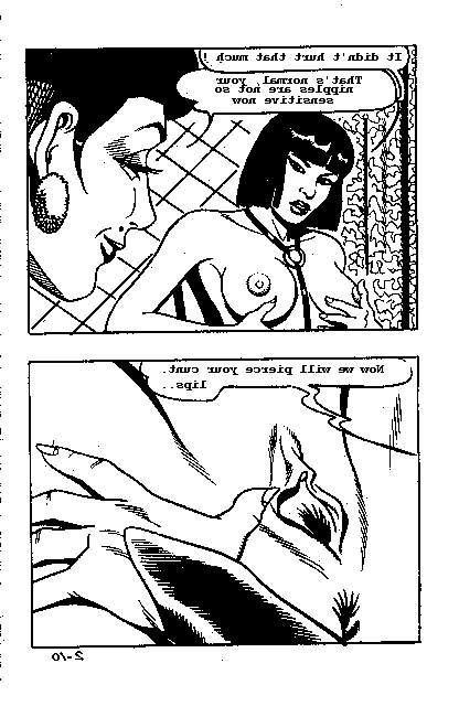 15P lesbian nipple and lip clamps