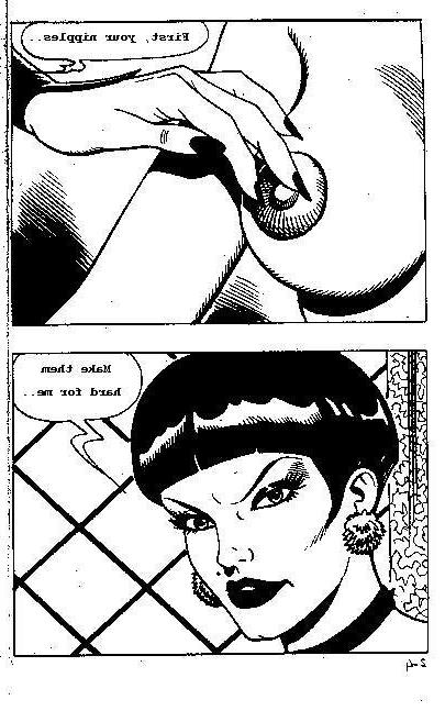 15P lesbian nipple and lip clamps
