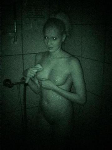 15P hidden camera voyeur shower cam shots