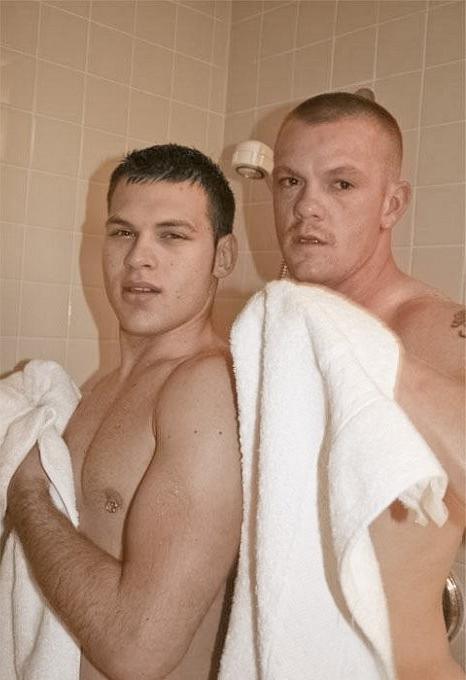20P Two well built studs blowing and fucking after taking a shower