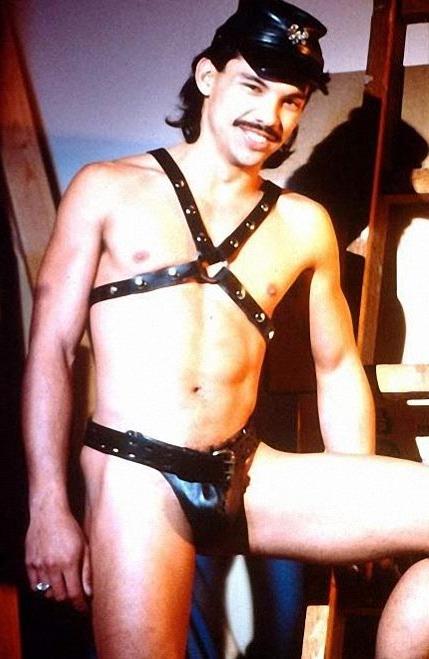 20P Leather dad seducing a latino dude and sucking his nice cock