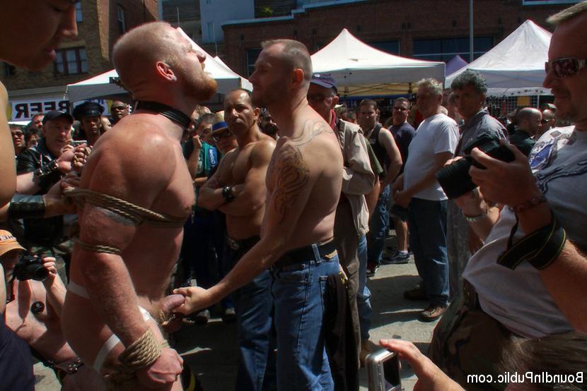 15P A stud is stripped naked and humiliated in public.