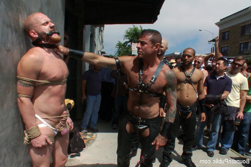 15P A stud is stripped naked and humiliated in public.