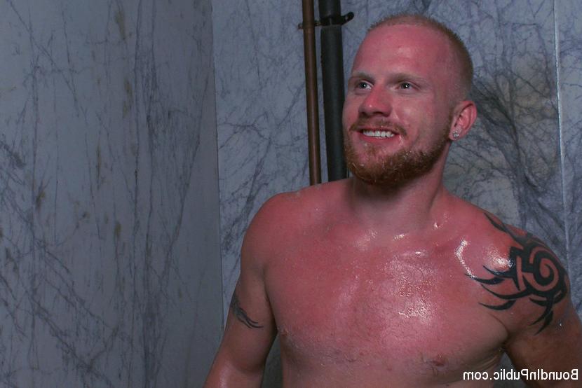 15P A stud is stripped naked and humiliated in public.