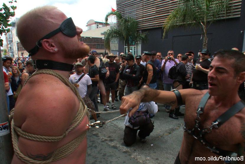 15P A stud is stripped naked and humiliated in public.