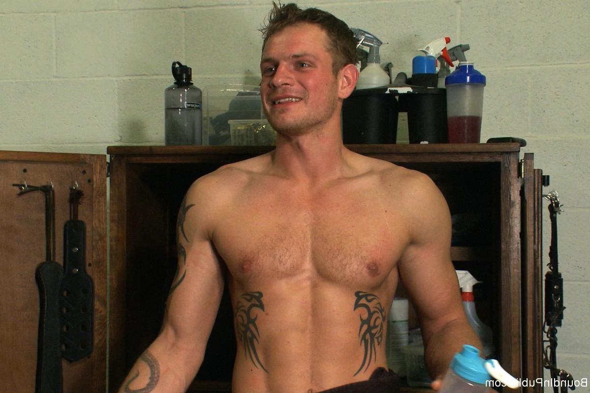 24P Slave gay gets tied, stripped, abused and humiliated in public