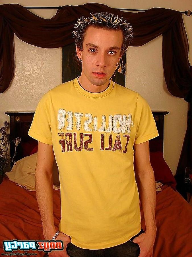 15P twink teen stripping naked and flashing his big cock
