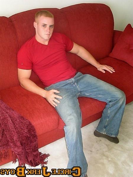 14P Blonde twink takes off his shirt