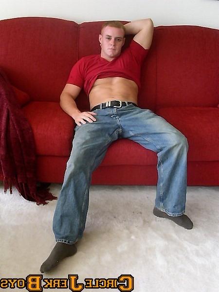 14P Blonde twink takes off his shirt