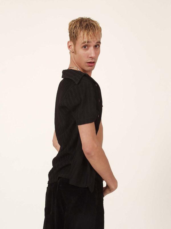 15P Sexy blonde twink posing on camera