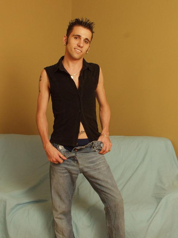 15P Cute twink babe shows his tight ass