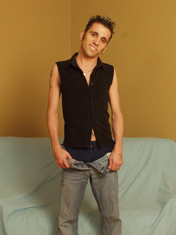 15P Cute twink babe shows his tight ass