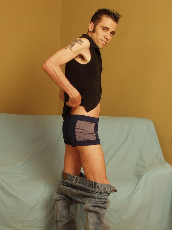 15P Cute twink babe shows his tight ass