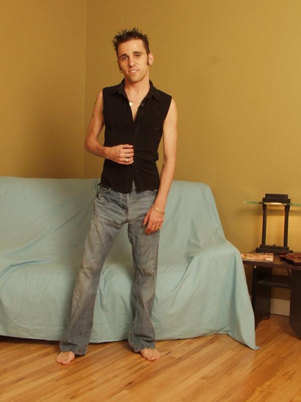 15P Cute twink babe shows his tight ass