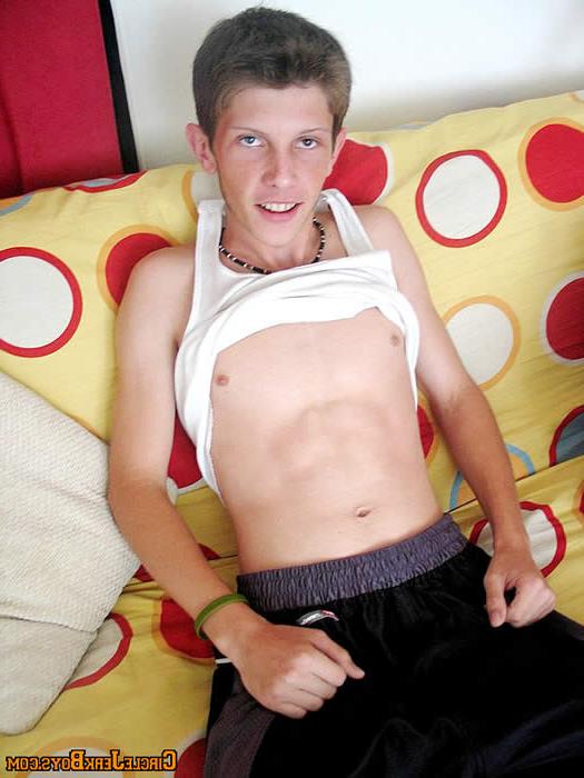 15P Twink with big cock undressing