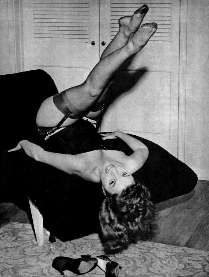 16P Vintage naked chicks demonstrate their hairy pussy