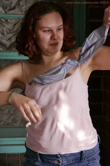15P Puffy Nipple Redhead Ozzie Slips Off Her Tight Panties