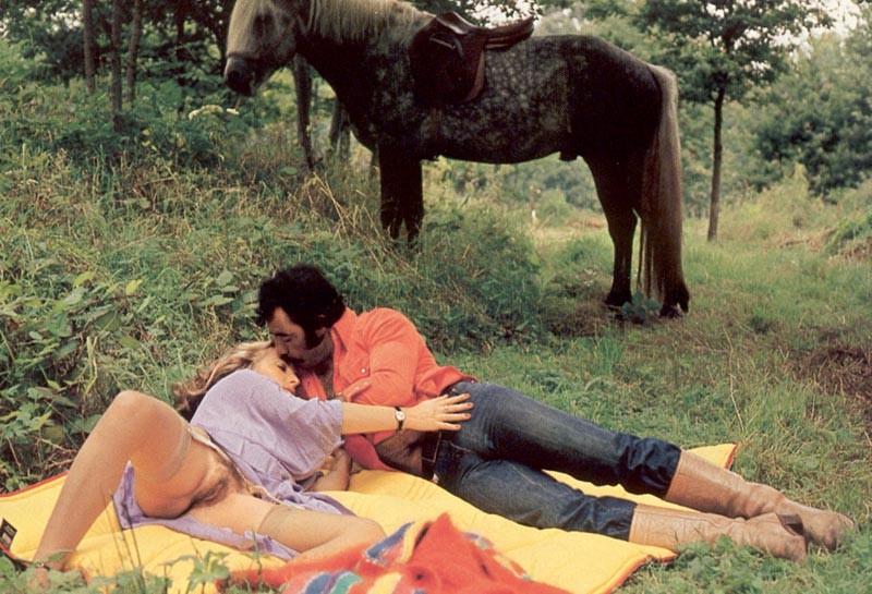 16P Busty retro lady fucked by a dude on a horse