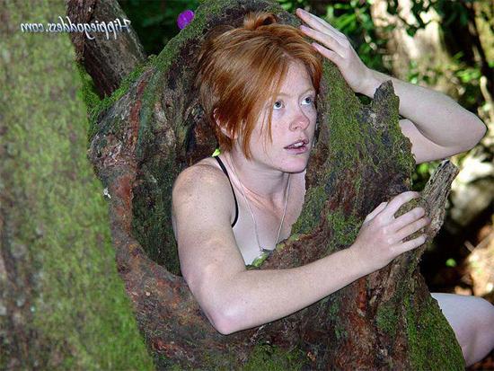 15P Hairy redhead hippie