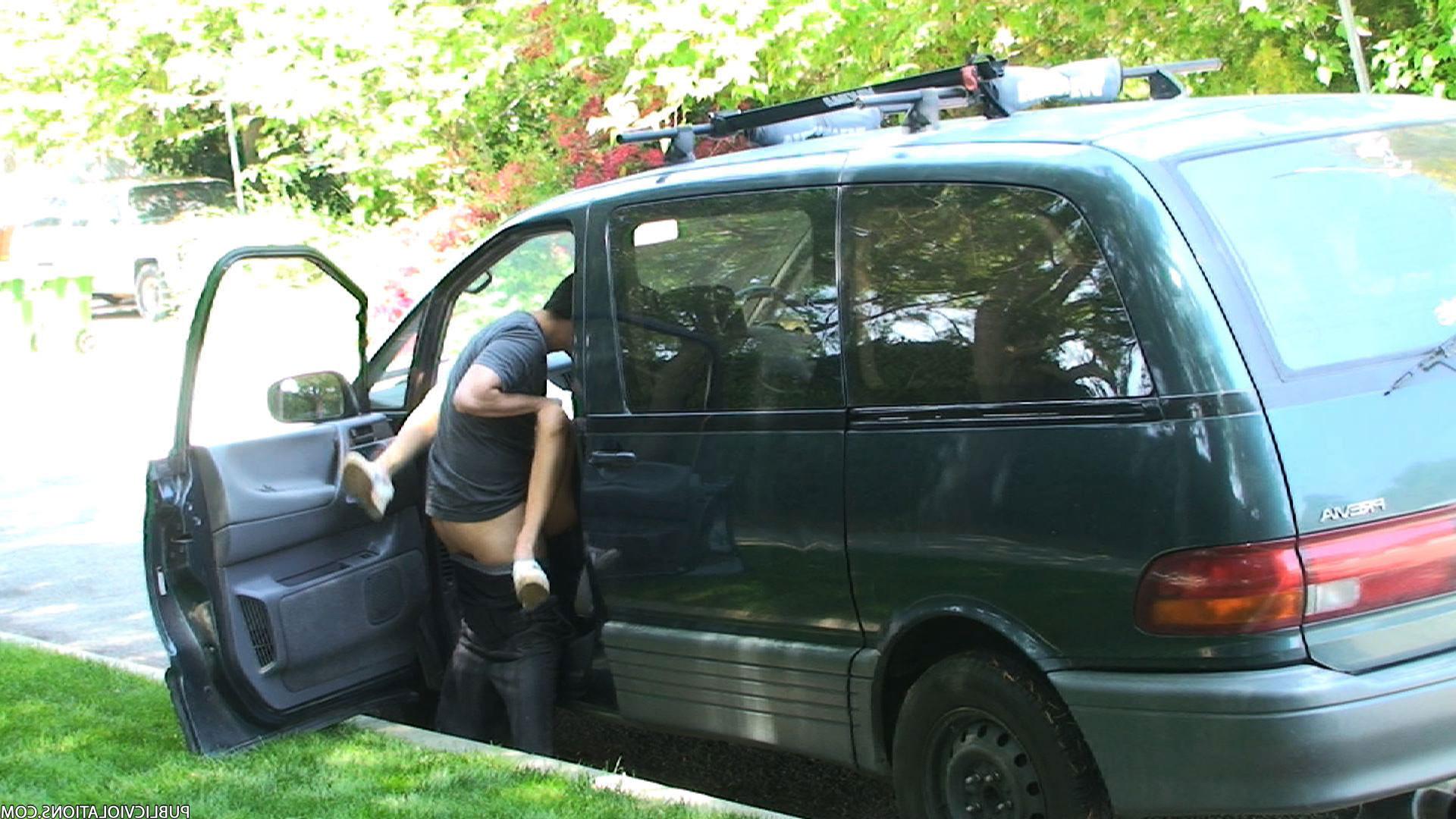 16P Violated babe in public exposed
